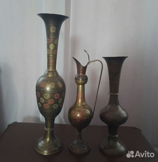 Вазы и кувшин индийские