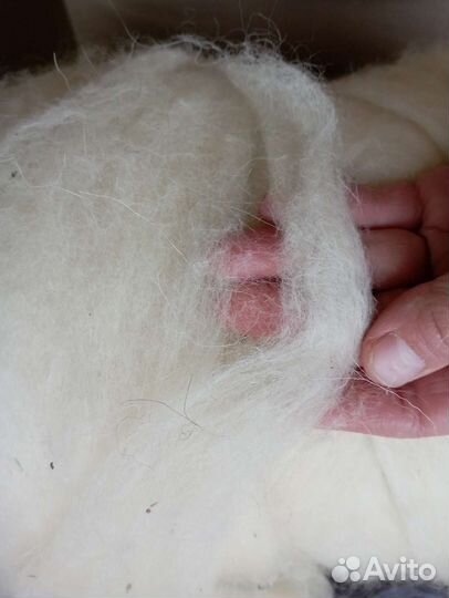 Шерсть гребенная для прядения и валяния