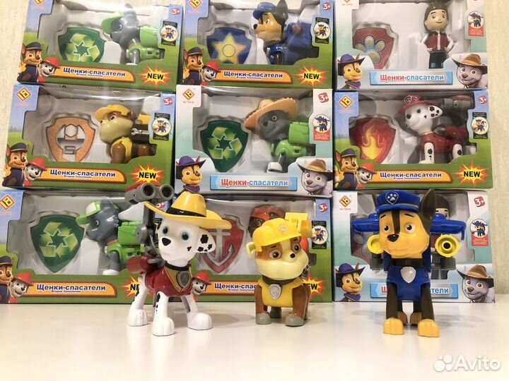 Щенячий патруль фигурки героев новые