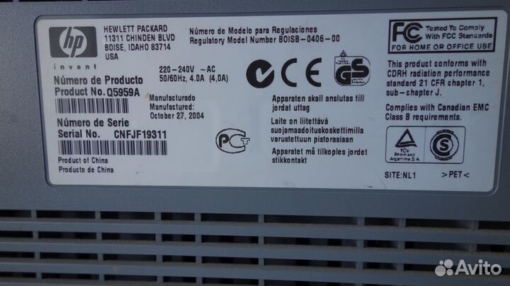 Принтер лазерный HP LaserJet 2420dn, ч/б, A4