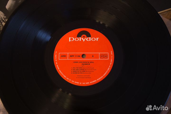 Rainbow Long Live Rock 'N' Roll 1978 LP