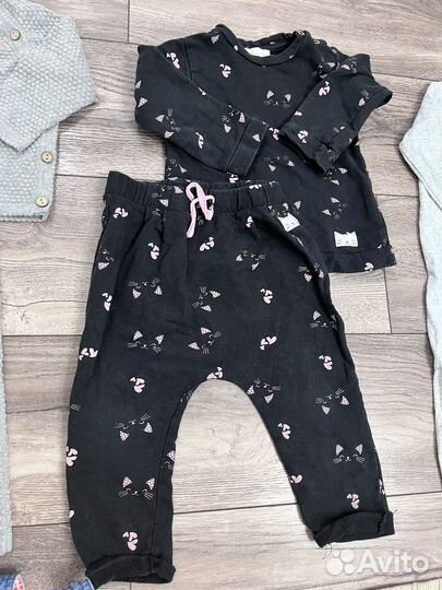 На доставке Пакет брендовых вещей на девочку 80-86