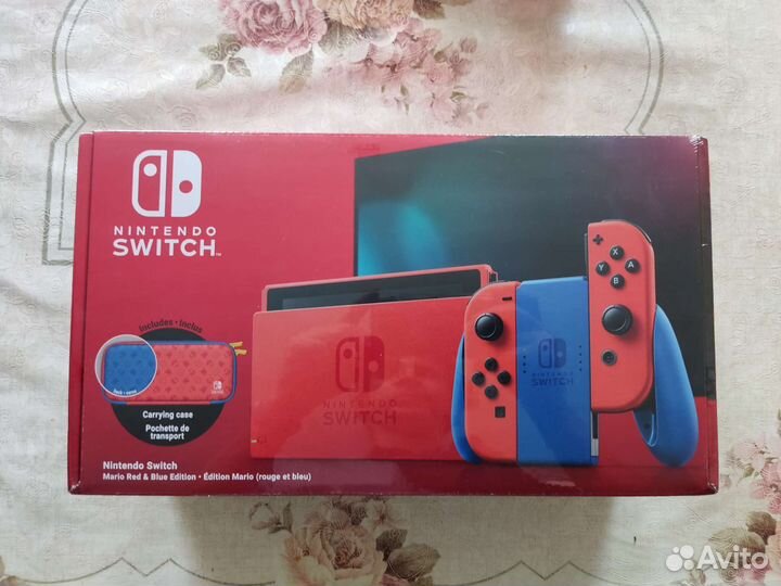 Nintendo Switch V2 Mario Red&Blue Limited Edition