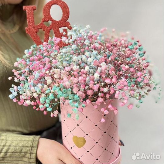 Букет из гипсофил. Подарок девушке