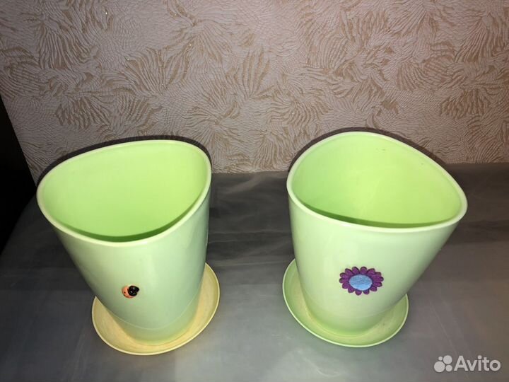 Горшки керамические и пластиковые (много)