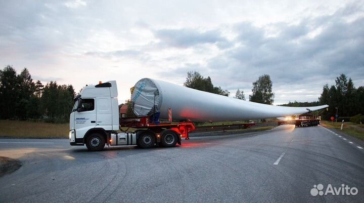 Грузоперевозки тралом негабарита спецтехники