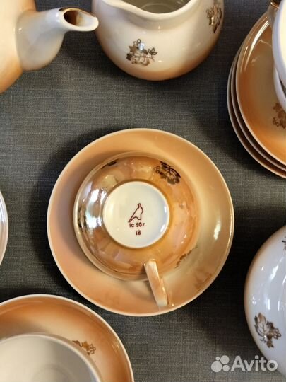 Чайный сервиз, Дулево (Дулёвский фарфоровый завод)