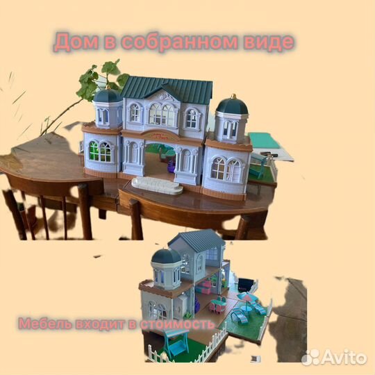 Детский игровой домик с мебелью