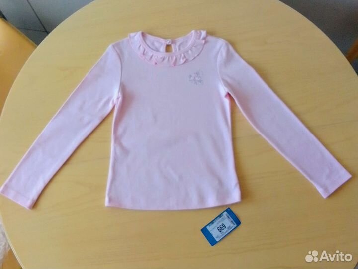 Для школы новые блузки, р. 122- 128 -134