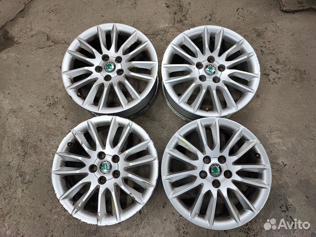 Диски литые 17" 1Z0601025AB Шкода Октавия А5 купить в Москве | Авито