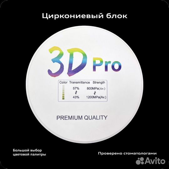 Циркониевые диски, CAD/CAM блоки