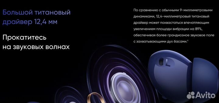 Наушники TWS Realme Buds Air 5 Новые