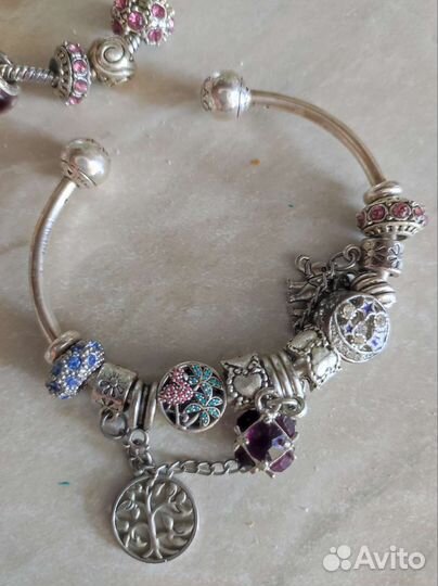Pandora браслет с шармами