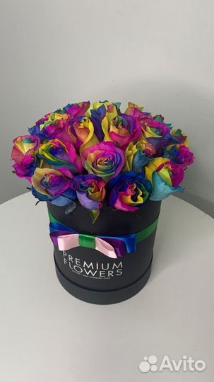Букет Радужных Роз