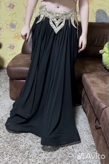 Юбка-солнце из шифона+рукава