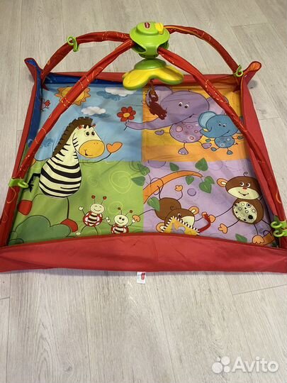 Развивающий коврик tiny love разноцветное сафари