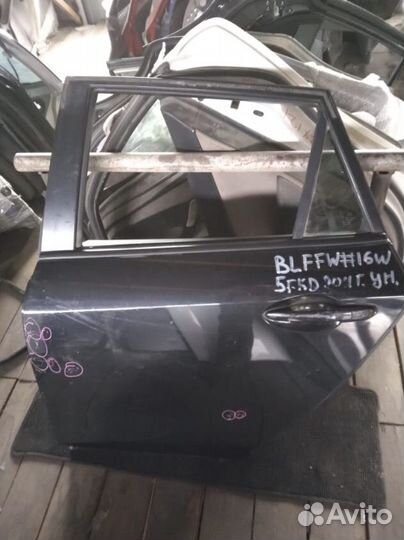 Дверь задняя левая mazda 3 bl