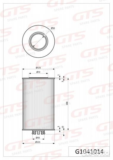 Картридж масляного фильтра MAN 51055040107