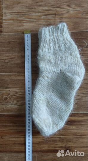 Носки зимние шерстяные вязаные