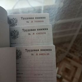 Трудовая книжка 2004,05,06