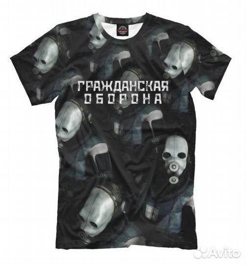 Новая футболка Гражданская оборона XL