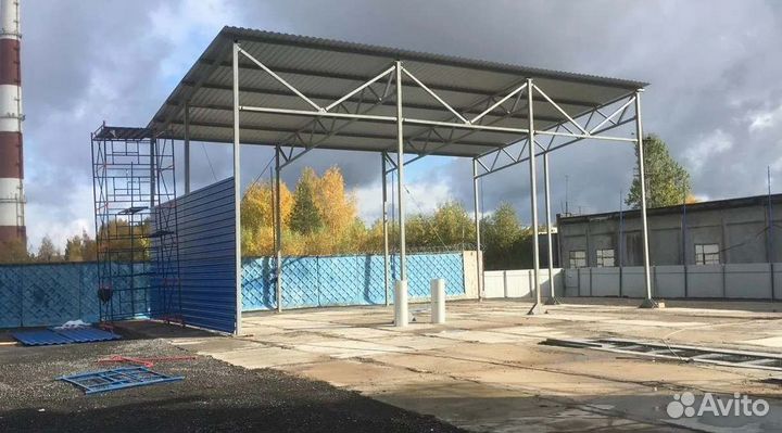 Навесы под ключ