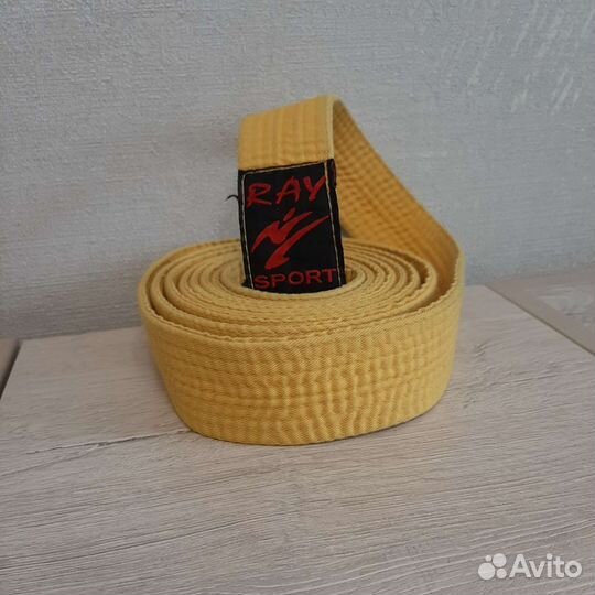 Пояс жёлтый для кимоно в Энергетике