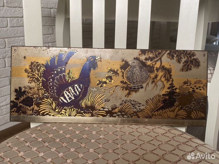 Златоуст. Настенная гравюра на стали Глухари