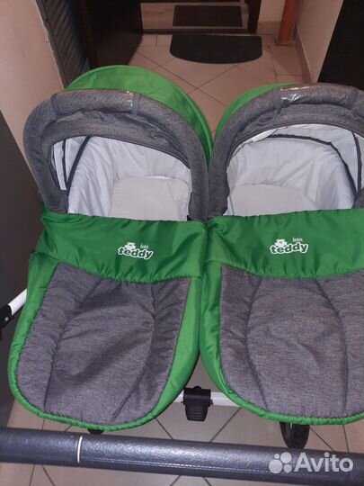 Прогулочная коляска для двойни бу