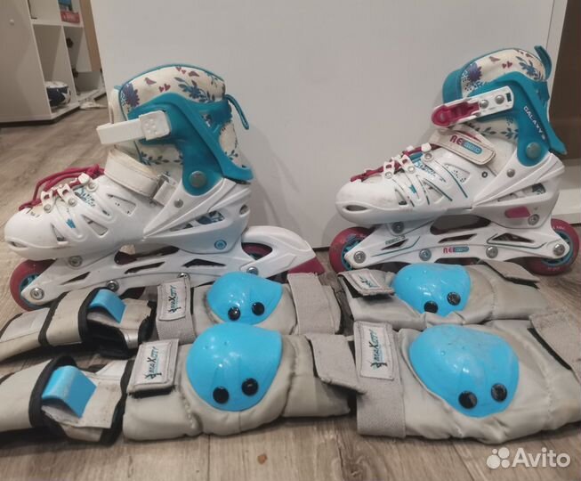 Комплект раздвижных роликов