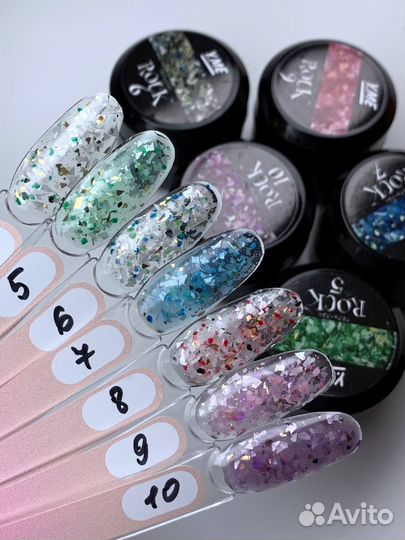 Гели для дизайна ногтей в баночке