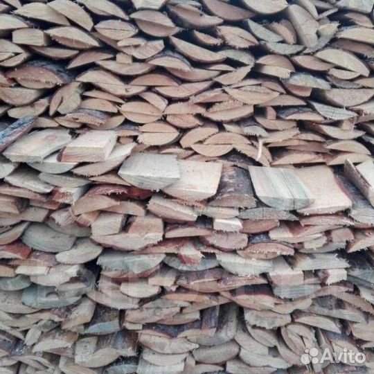 Дрова колотые сухие,горбыль