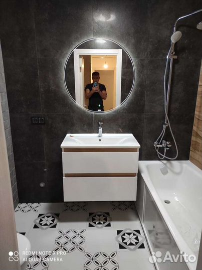 Ремонт ванной комнаты и санузла под ключ