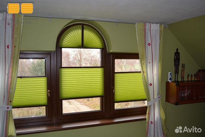 Жалюзи шторы плиссе