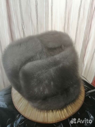 Норковая шапка мужская