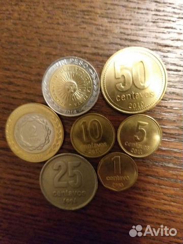 Аргентина набор монет