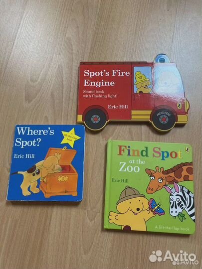 Английский для малышей + 3 книги про Спота