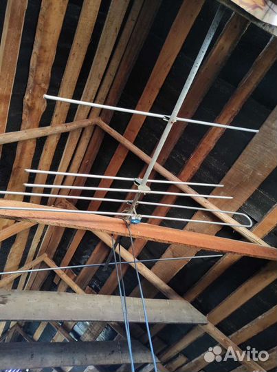 Большая мощная телевизионная антенна СССР