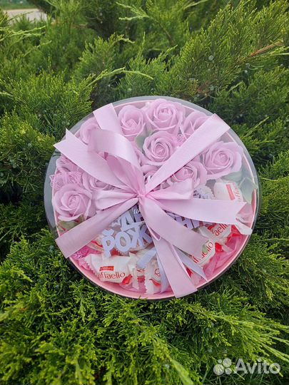 Букет для мамы из мыльных роз