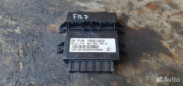 Блок памяти сидений Cadillac SRX 1 2003-2009