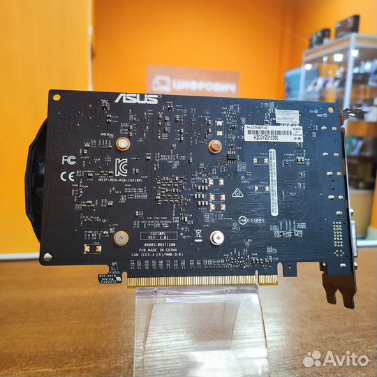 Видеокарта asus GeForce GTX 1050Ti 4G/ гарантия