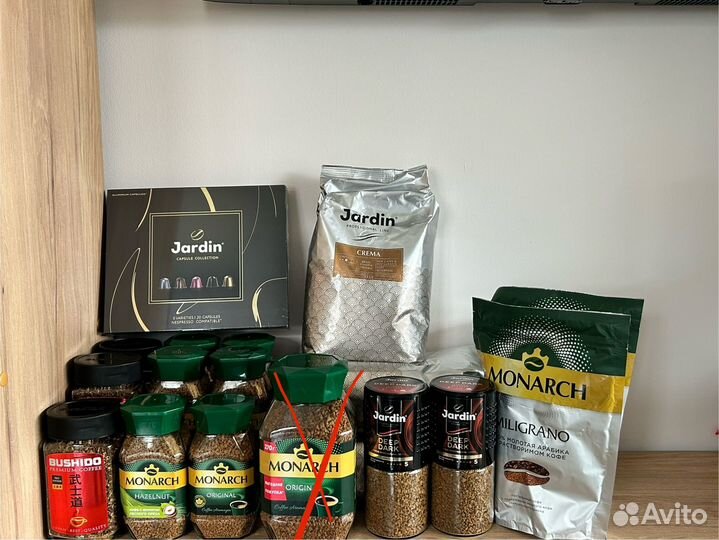 Кофе в зернах и растворимый