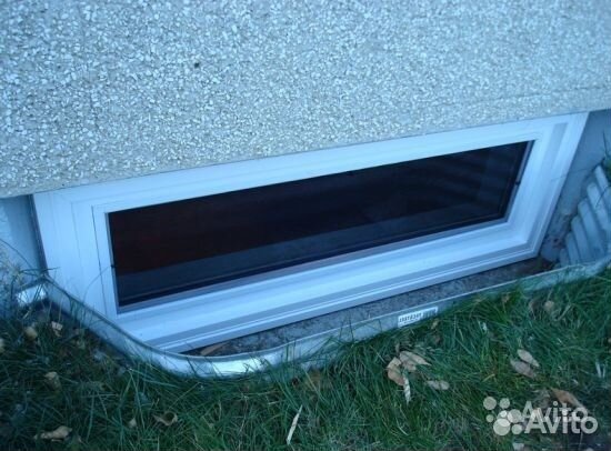 Окно фрамуга пластиковое подвальное