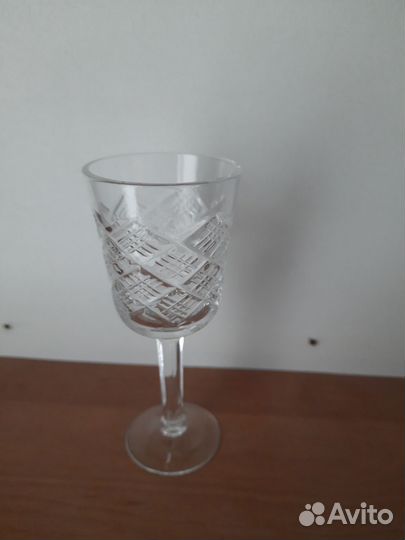 Хрустальные рюмки на ножке СССР (4шт)