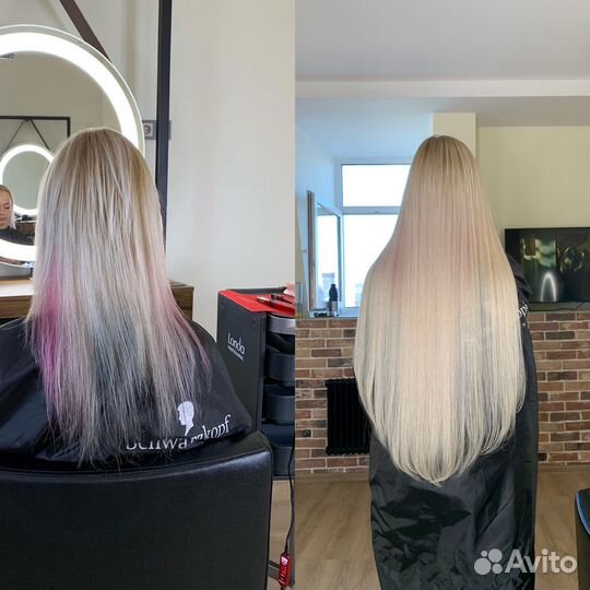 Безопасное наращивание волос