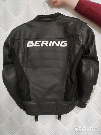 Мотокуртка кожаная мужская