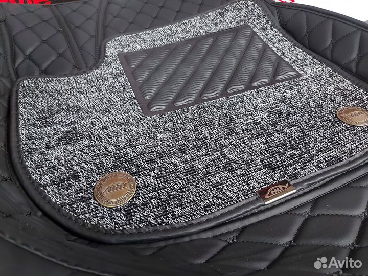 Ковры салона 3D Honda Vezel Правый руль Черные