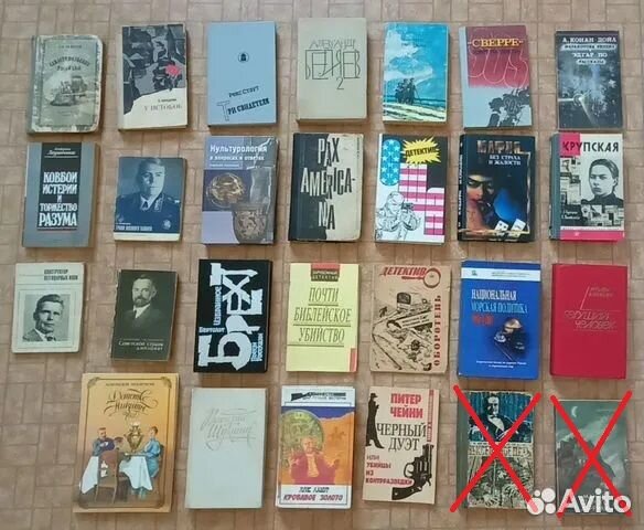 Книги списком со всей информацией