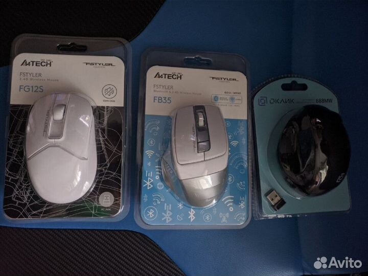 Беспроводные компьютерные мыши A4Tech и Oklick