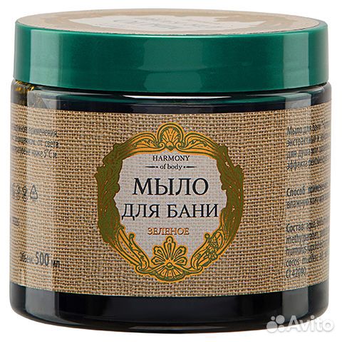 Мыло для Бани зелёное, 500 мл